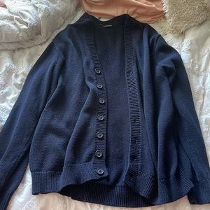 brandy melville navy cardigan